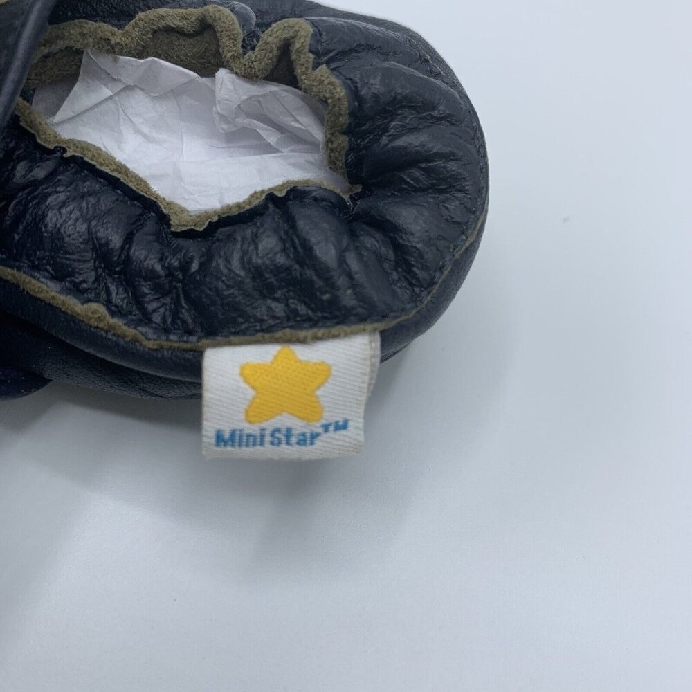 Mini Star Baby Shoes Slippers Boy Girl Size 0-6 Months Soft Sole Green Frog - Picture 3 of 7